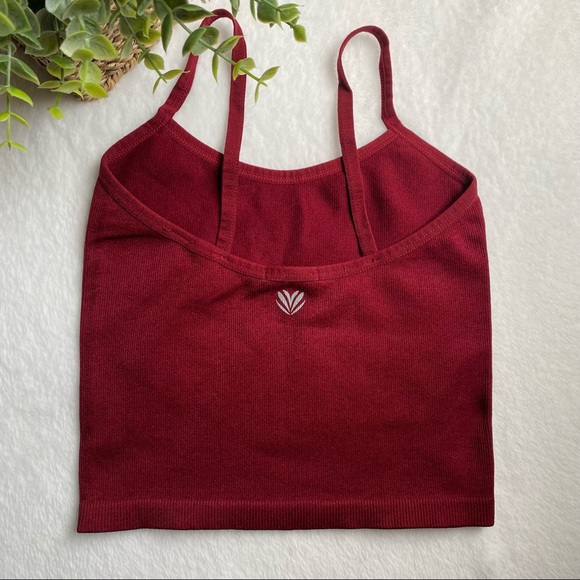 Forever 21 Burgundy Crop Top - Picture 2 of 3